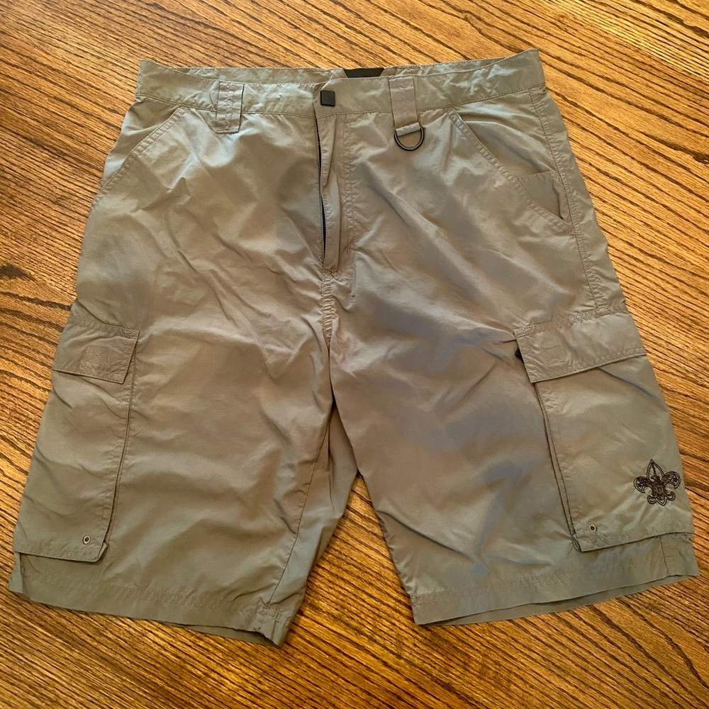 Official Boy Scouts of America Green Shorts with Pockets